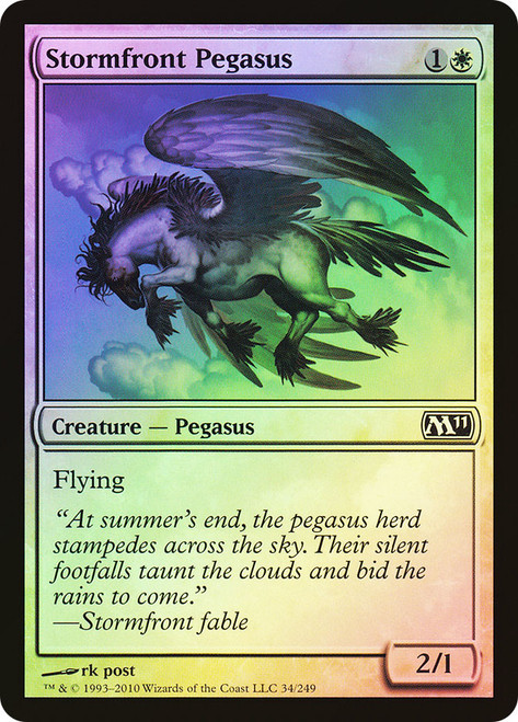 Stormfront Pegasus\nMagic 2011 Core Set\nSingle\nMagic The Gathering