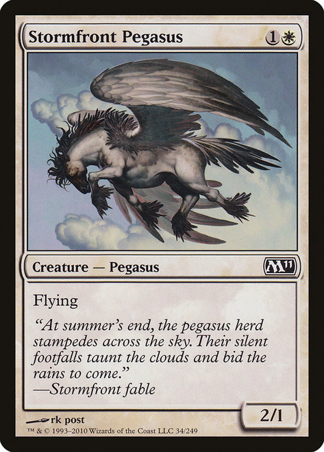 Stormfront Pegasus\nMagic 2011 Core Set\nSingle\nMagic The Gathering