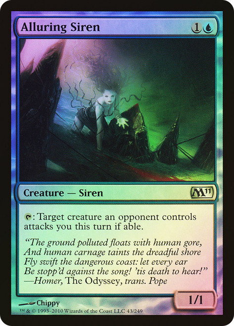 Alluring Siren\nMagic 2011 Core Set\nSingle\nMagic The Gathering