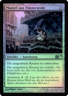 Whispersilk Cloak
Magic 2011 Core Set (Foil) - German
Single
Magic The Gathering