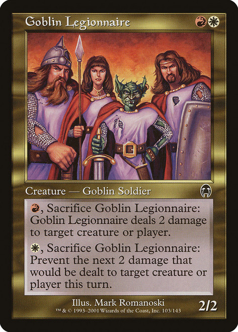 Goblin Legionnaire\nApocalypse\nSingle\nMagic The Gathering