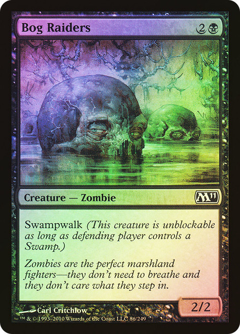 Bog Raiders\nMagic 2011 Core Set\nSingle\nMagic The Gathering