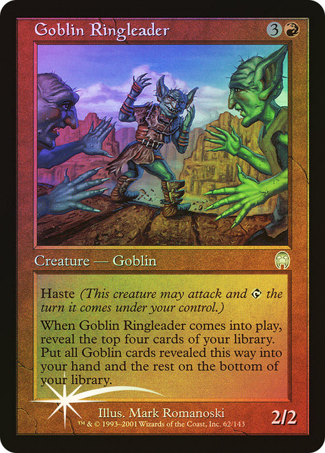 Goblin Ringleader\nApocalypse\nSingle\nMagic The Gathering