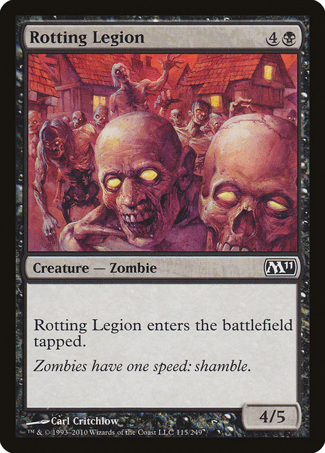 Rotting Legion\nMagic 2011 Core Set\nSingle\nMagic The Gathering