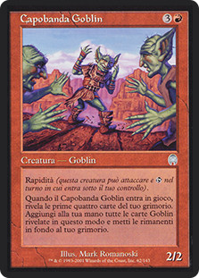 Goblin Ringleader
Apocalypse - Italian
Single
Magic The Gathering