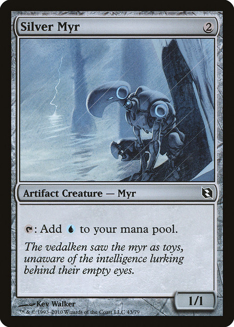Silver Myr\nDuel Decks: Elspeth vs. Tezzeret\nSingle\nMagic The Gathering
