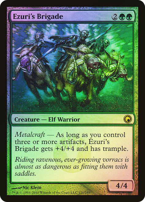 Ezuri's Brigade\nScars of Mirrodin\nSingle\nMagic The Gathering