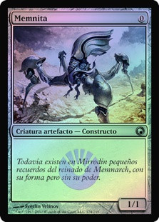 Memnite
Scars of Mirrodin (Foil) - Spanish
Single
Magic The Gathering