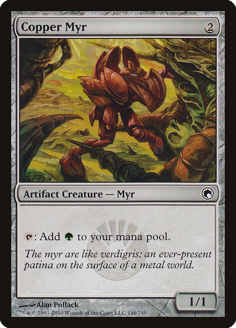 Copper Myr\nScars of Mirrodin\nSingle\nMagic The Gathering
