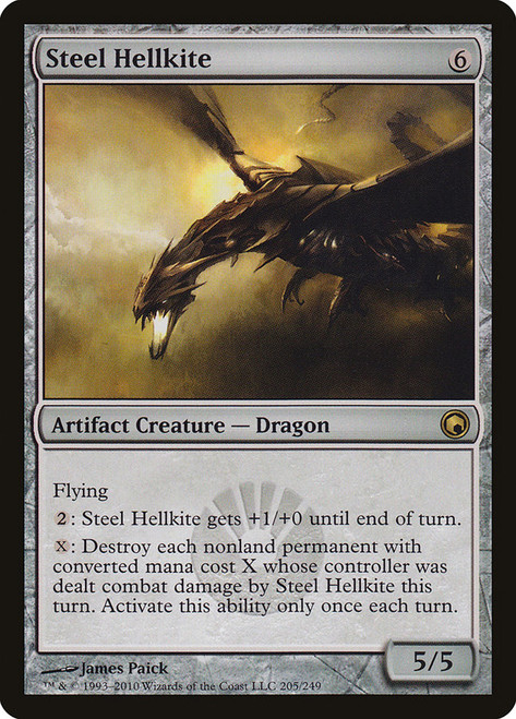 Steel Hellkite\nScars of Mirrodin\nSingle\nMagic The Gathering