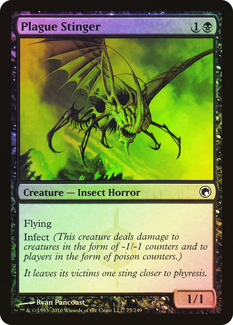 Plague Stinger\nScars of Mirrodin\nSingle\nMagic The Gathering