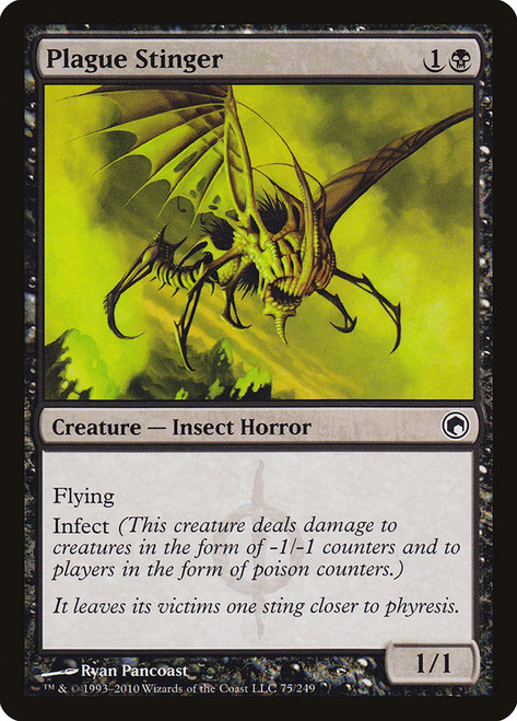 Plague Stinger\nScars of Mirrodin\nSingle\nMagic The Gathering