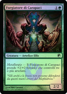 Carapace Forger
Scars of Mirrodin (Foil) - Italian
Single
Magic The Gathering
