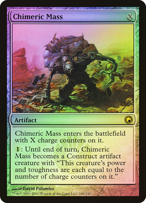 Chimeric Mass\nScars of Mirrodin\nSingle\nMagic The Gathering