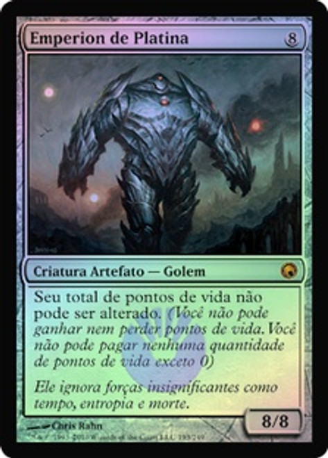 Platinum Emperion
Scars of Mirrodin (Foil) - Portuguese
Single
Magic The Gathering