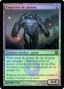 Platinum Emperion
Scars of Mirrodin (Foil) - French
Single
Magic The Gathering