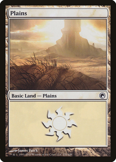 Plains (#231)\nScars of Mirrodin\nSingle\nMagic The Gathering