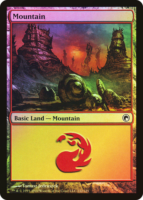 Mountain (#242)\nScars of Mirrodin\nSingle\nMagic The Gathering