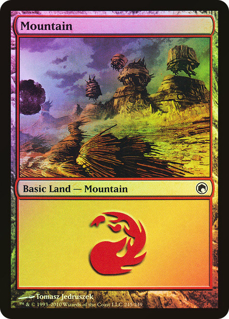 Mountain (#245)\nScars of Mirrodin\nSingle\nMagic The Gathering