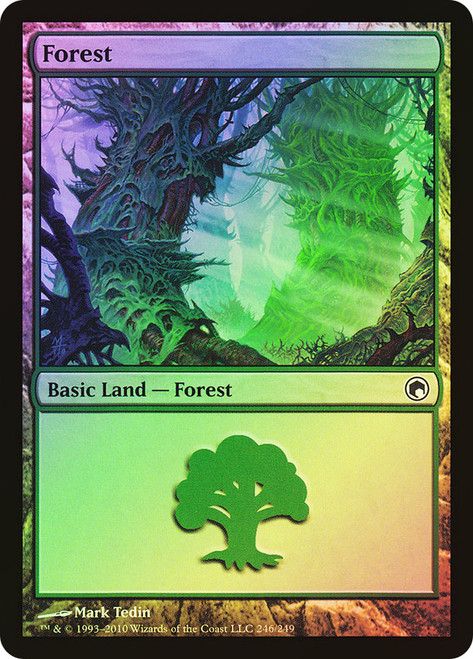 Forest (#246)\nScars of Mirrodin\nSingle\nMagic The Gathering