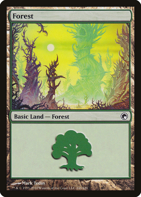 Forest (#248)\nScars of Mirrodin\nSingle\nMagic The Gathering