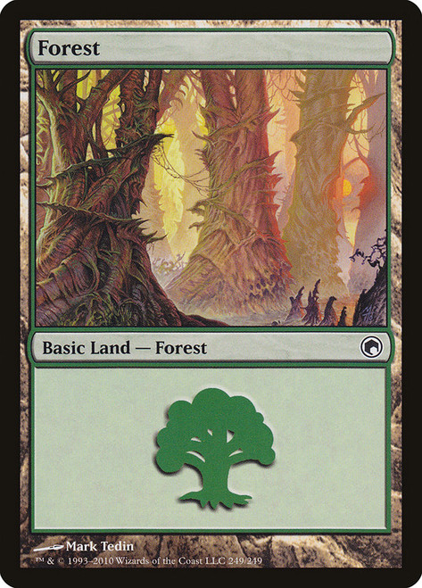 Forest (#249)\nScars of Mirrodin\nSingle\nMagic The Gathering