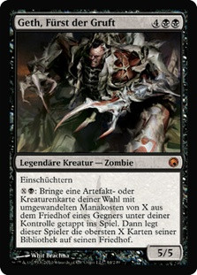 Geth, Lord of the Vault
Scars of Mirrodin - German
Single
Magic The Gathering