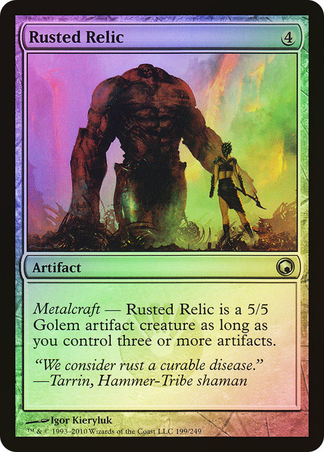Rusted Relic\nScars of Mirrodin\nSingle\nMagic The Gathering