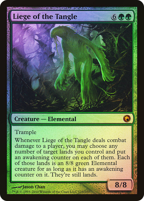 Liege of the Tangle\nScars of Mirrodin\nSingle\nMagic The Gathering