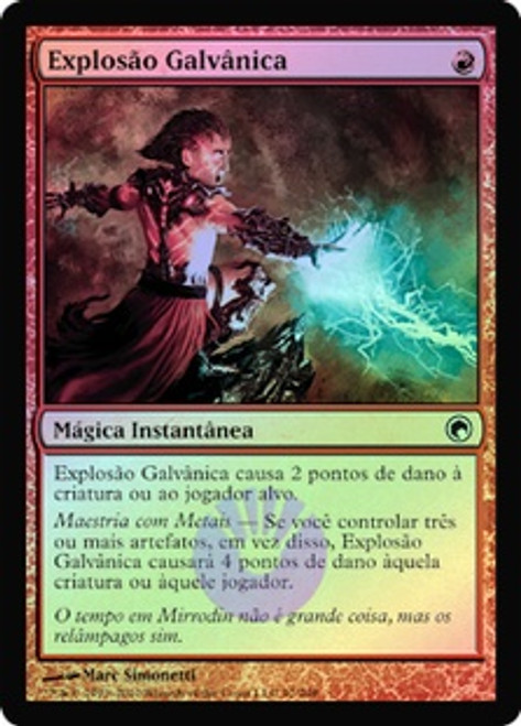 Galvanic Blast
Scars of Mirrodin (Foil) - Portuguese
Single
Magic The Gathering