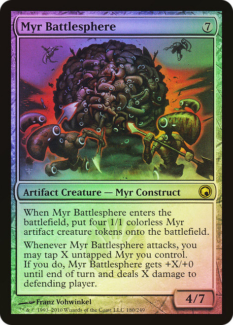Myr Battlesphere\nScars of Mirrodin\nSingle\nMagic The Gathering