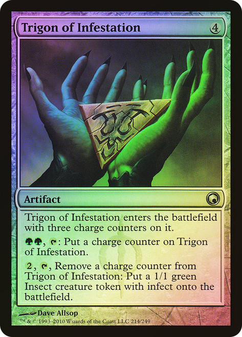 Trigon of Infestation\nScars of Mirrodin\nSingle\nMagic The Gathering