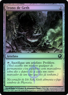 Throne of Geth
Scars of Mirrodin (Foil) - Portuguese
Single
Magic The Gathering