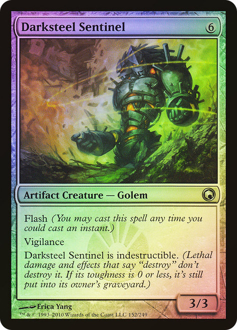 Darksteel Sentinel\nScars of Mirrodin\nSingle\nMagic The Gathering