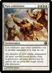 True Conviction
Scars of Mirrodin - French
Single
Magic The Gathering