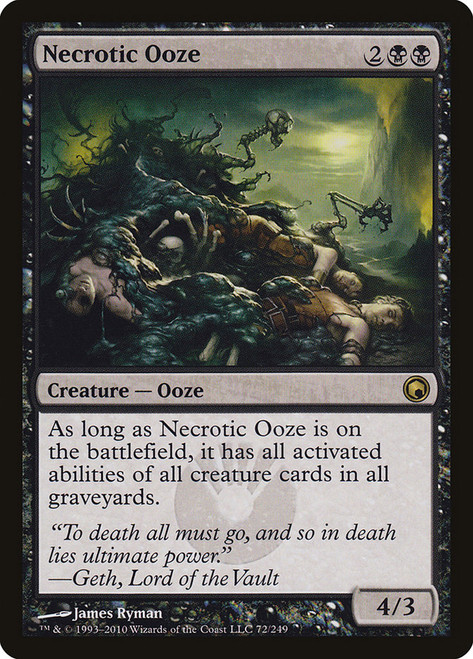 Necrotic Ooze | Scars of Mirrodin - Russian | Star City Games