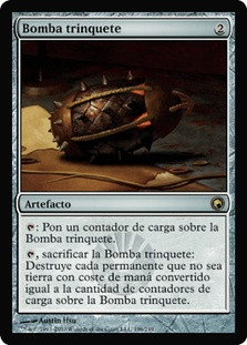 Ratchet Bomb
Scars of Mirrodin - Spanish
Single
Magic The Gathering