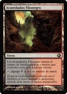 Blackcleave Cliffs
Scars of Mirrodin - Spanish
Single
Magic The Gathering