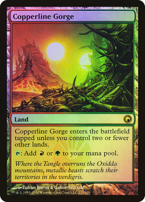 Copperline Gorge\nScars of Mirrodin\nSingle\nMagic The Gathering