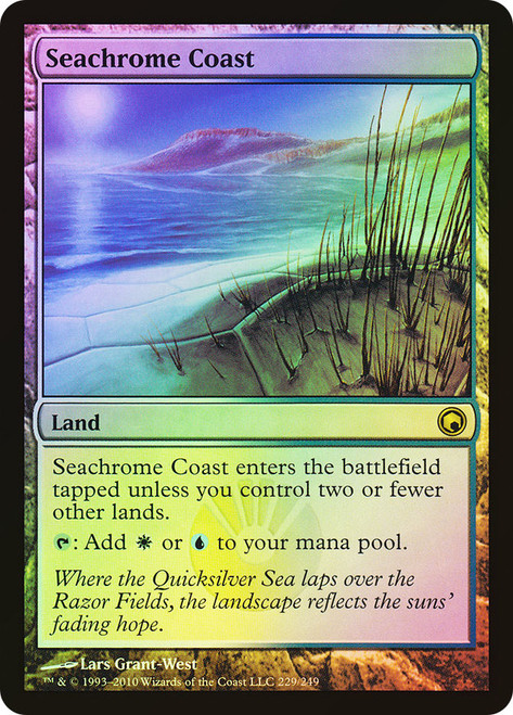 Seachrome Coast\nScars of Mirrodin\nSingle\nMagic The Gathering