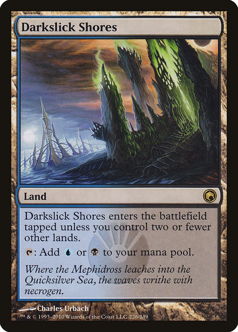 Darkslick Shores\nScars of Mirrodin\nSingle\nMagic The Gathering