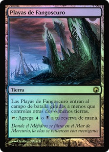 Darkslick Shores 闇滑りの岸 foil 4枚セット Darkslick Shores 闇滑りの岸 foil 4枚セット 闇滑りの岸/Darkslick Shores