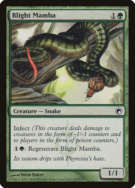 Blight Mamba\nScars of Mirrodin\nSingle\nMagic The Gathering