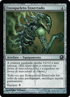 Grafted Exoskeleton
Scars of Mirrodin - Portuguese
Single
Magic The Gathering