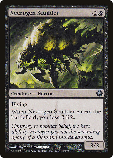 Necrogen Scudder\nScars of Mirrodin\nSingle\nMagic The Gathering
