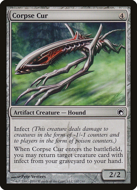 Corpse Cur\nScars of Mirrodin\nSingle\nMagic The Gathering