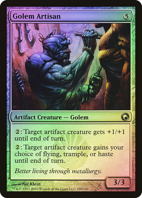 Golem Artisan\nScars of Mirrodin\nSingle\nMagic The Gathering