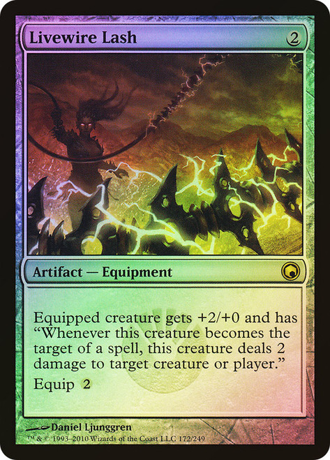Livewire Lash\nScars of Mirrodin\nSingle\nMagic The Gathering