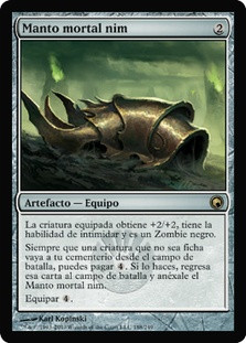 Nim Deathmantle
Scars of Mirrodin - Spanish
Single
Magic The Gathering