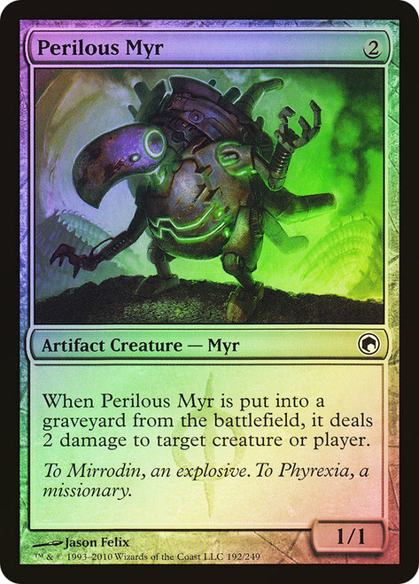 Perilous Myr\nScars of Mirrodin\nSingle\nMagic The Gathering